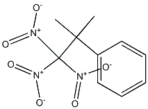 1-(1,1-Dimethyl-2,2,2-trinitroethyl)benzene Struktur