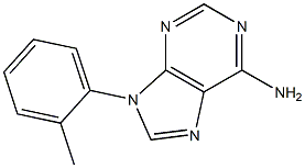 6-Amino-9-(2-methylphenyl)-9H-purine Struktur