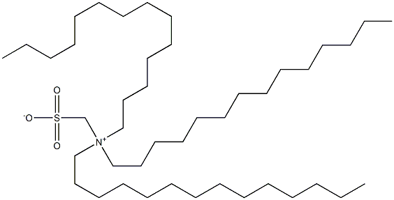 N,N-Ditetradecyl-N-sulfonatomethyl-1-tetradecanaminium Struktur