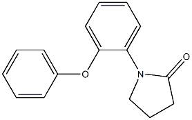 1-(2-Phenoxyphenyl)-2-pyrrolidone Struktur