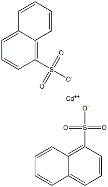 Bis(1-naphthalenesulfonic acid)cadmium salt Struktur