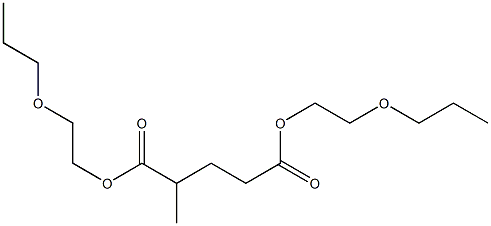 Butane-1,3-dicarboxylic acid bis(2-propoxyethyl) ester Struktur