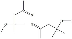 2,2'-Azinobis(4-methoxy-4-methylpentane) Struktur