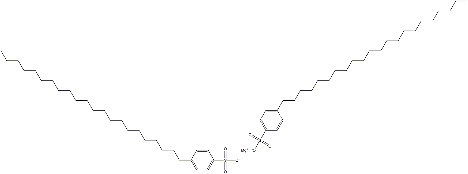 Bis(4-docosylbenzenesulfonic acid)magnesium salt Struktur