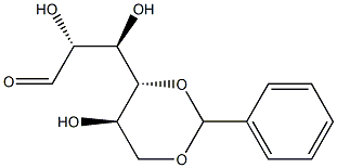 4-O,6-O-Benzylidene-D-glucose Struktur