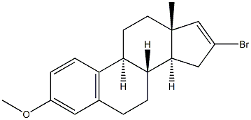 16-Bromo-3-methoxyestra-1,3,5(10),16-tetrene Struktur