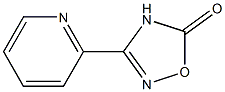 3-(2-Pyridinyl)-1,2,4-oxadiazol-5(4H)-one Struktur