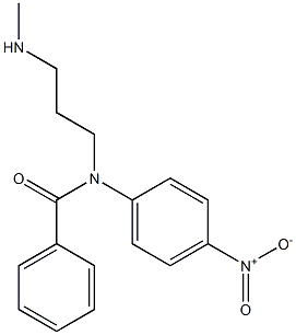 N-(4-Nitrophenyl)-N-[3-(methylamino)propyl]benzamide Struktur