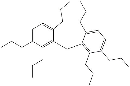 3,3'-Methylenebis(1,2,4-tripropylbenzene) Struktur