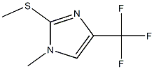 1-Methyl-2-(methylthio)-4-(trifluoromethyl)-1H-imidazole Struktur