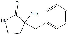 3-Amino-3-benzylpyrrolidin-2-one Struktur