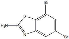 2-Amino-5,7-dibromobenzothiazole Struktur