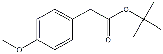 4-Methoxyphenylacetic acid tert-butyl ester Struktur