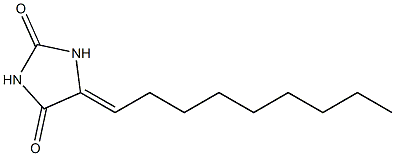 5-Nonylideneimidazolidine-2,4-dione Struktur