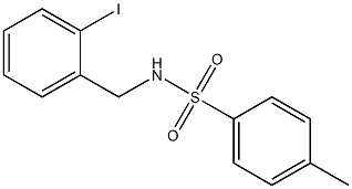 N-(2-Iodobenzyl)-p-toluenesulfonamide Struktur