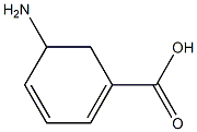 5-Amino-1,3-cyclohexadiene-1-carboxylic acid Struktur