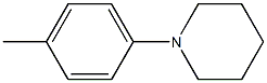 1-(4-Methylphenyl)piperidine Struktur