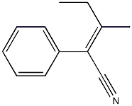 2-Phenyl-3-methyl-2-pentenenitrile Struktur