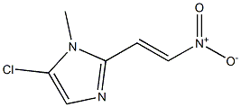 5-Chloro-1-methyl-2-(2-nitrovinyl)-1H-imidazole Struktur