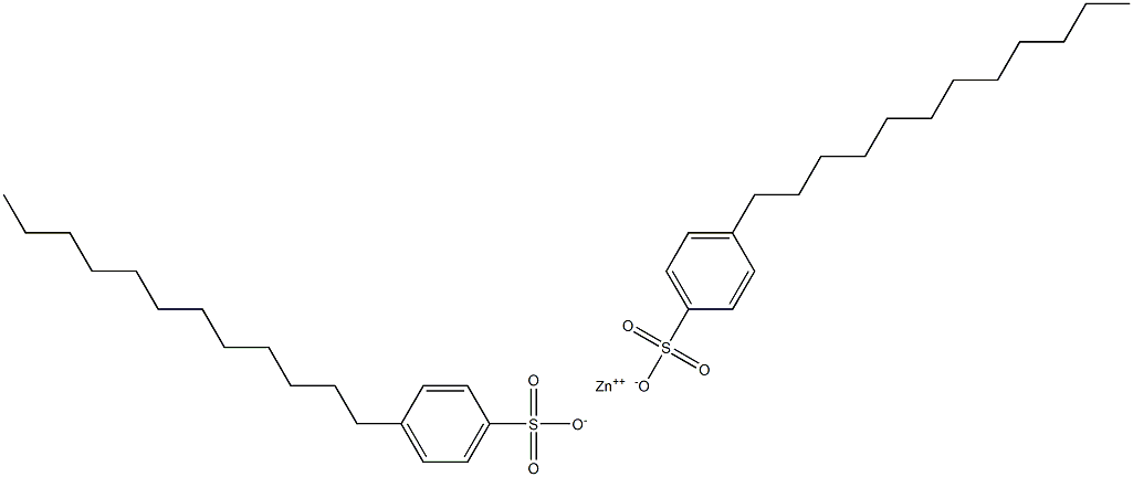 Bis(4-dodecylbenzenesulfonic acid)zinc salt Struktur