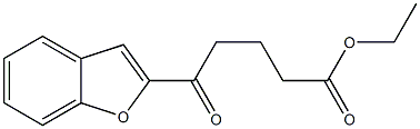 5-(Benzofuran-2-yl)-5-oxovaleric acid ethyl ester Struktur