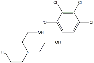 Triethanolamine trichlorophenolate Struktur