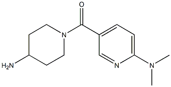 (4-AMINO-1-PIPERIDINYL)[6-(DIMETHYLAMINO)-3-PYRIDINYL]-METHANONE Struktur