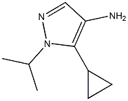 5-Cyclopropyl-1-isopropyl-1H-pyrazol-4-ylamine Struktur