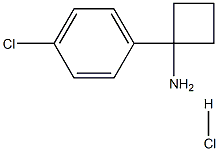 1-(4-CHLOROPHENYL)CYCLOBUTANAMINE (HYDROCHLORIDE) Struktur