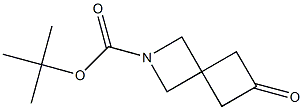 2-Azaspiro[3.3]heptane-2-carboxylic acid, 6-oxo-,1,1-dimethylethyl ester Struktur