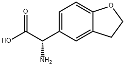 (S)-2-amino-2-(2,3-dihydrobenzofuran-5-yl)acetic acid Struktur