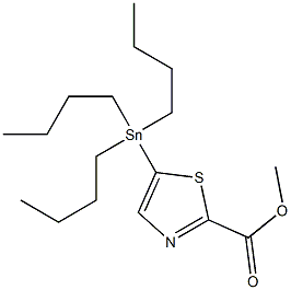 Methyl 5-(tributylstannyl)thiazole-2-carboxylate Struktur