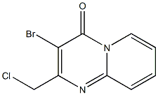 3-Bromo-2-(chloromethyl)-4H-pyrido[1,2-a]pyrimidin-4-one Struktur