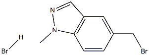 5-(bromomethyl)-1-methyl-1H-indazole hydrobromide Struktur