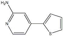 4-(Thiophen-2-yl)pyridin-2-amine Struktur