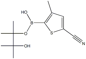 5-Cyano-3-Methylthiophene-2-boronic acid pinacol ester Struktur