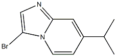 3-bromo-7-isopropylimidazo[1,2-a]pyridine Struktur