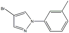 4-bromo-1-m-tolyl-1H-pyrazole Struktur