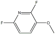 2,6-difluoro-3-methoxypyridine Struktur