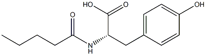 Pentanoyl tyrosine Struktur