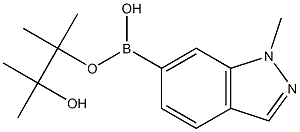 1-Methyl-1H-Indazole-6-boronic acid pinacol ester Struktur