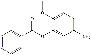 5-amino-2-methoxyphenyl benzoate Struktur