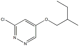 5-(2-methylbutoxy)-3-chloropyridazine Struktur