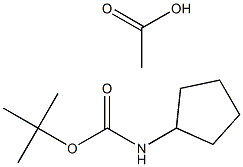 Boc-1-amino-cyclopentane acetic acid Struktur