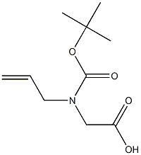 Boc-N-(allyl)-glycine Struktur