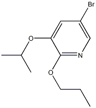 5-broMo-3-isopropoxy-2-propoxypyridine Struktur