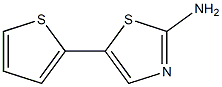 2-AMino-5-(2-thienyl)thiazole Struktur