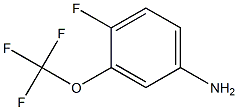 4-fluoro-3-(trifluoroMethoxy)benzenaMine Struktur