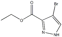 Ethyl 4-bromo-1H-pyrazole-3-carboxylate Struktur