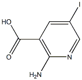 2-Amino-5-iodonicotinic acid Struktur